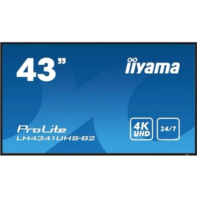 Imagen de iiyama 43 3840x2160, 4K UHD IPS Panel, 1% Haze, Landscape and, W128829869 (Panel, and Portrait Mode, Speakers 2X 10W, VGA, 3X HDMI)
