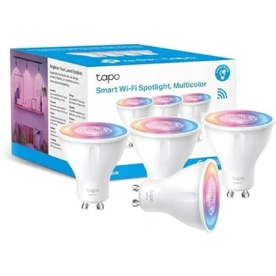 Imagen de Tapo L630 Bombilla Inteligente GU10 LED, 3.7 W, Ahorro de Energía, Regulable 350 lm, Compatible con Alexa/Google Home, Multicolor RGB 2200k 6500k