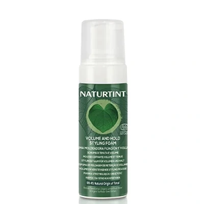 Imagen de Naturtint Eco Espuma Moldeadora, Fijación y Volumen, Nutre Protege, Tratamiento Antiedad Cabello, Cabello Más Suave, Flexible Fuerte, 99.4% Ingredientes Naturales, ECOCERT, 125ml