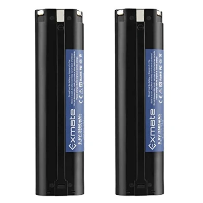 Imagen de 2X Exmate 9.6V 3.5Ah para Makita 9000 9001 9002 9033 9600 191681 2 192533 0 632007 4 Batería