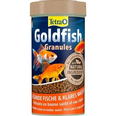 Imagen de Tetra Goldfish Granules Alimento granulado para carpines dorados y otros peces de agua fría, lata 250 ml