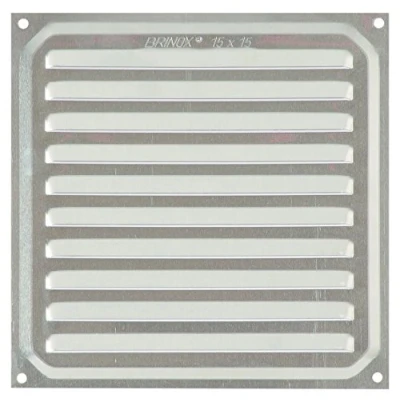 Imagen de Brinox B70350A Rejilla de ventilación adhesiva (15 x 15 cm) color aluminio