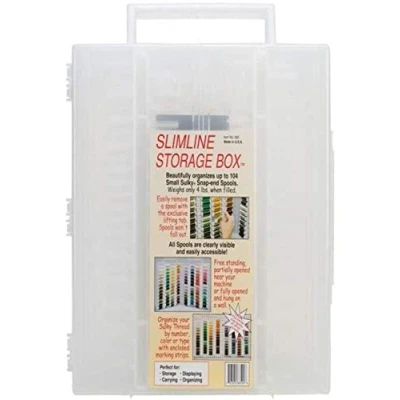 Imagen de Sulky Caja de Almacenamiento vacía Delgada 13 x 2 Pulgadas, Color Blanco