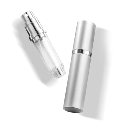 Imagen de VVGAOGES Atomizador Perfume Recargable,Mini Spray de Perfume,Portátil Botella Perfume,Botella Vacío Pulverizador para Viajes 5ml (Silver)