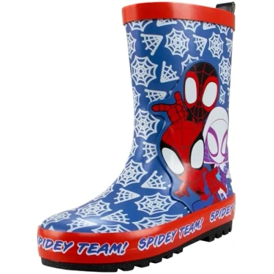 Imagen de Marvel Botas De Agua Spiderman Niño Spidey Y Sus Amigos Lluvia Azul 26