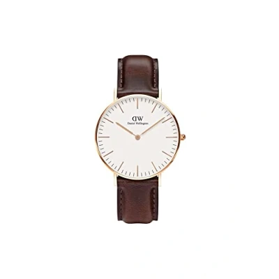 Imagen de Daniel Wellington Classic Bristol 36MM Reloj, Mujer, Talla: One Size, Eggshell white