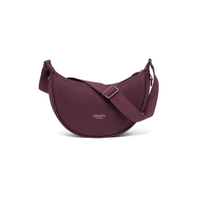 Imagen de LARKSON Bolso Bandolera Mujer Rojo Solveig Small Riñonera de Media Luna Bolsa Ocio Moda para Viajes, Trabajo Compartimentos Grandes Correa Ajustable