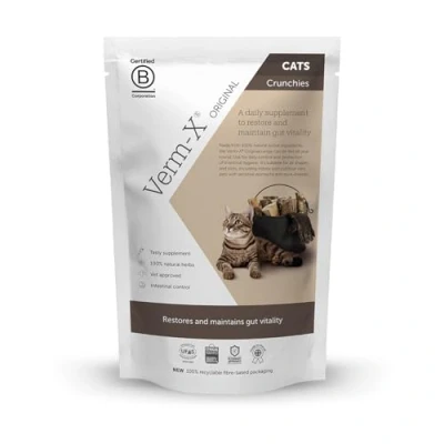 Imagen de Verm X Golosinas para el Cuidado intestinal de los Gatos, 60 g