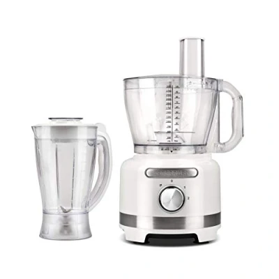 Imagen de G3 Ferrari G20099 Mixatutto Procesador de alimentos, Robot cocina 1000 W, Cuenco 3 Litros, 2 velocidades, Batidora 1,5 Litros incluida, discos reversibles Inox, Accesorios incluidos, Blanco