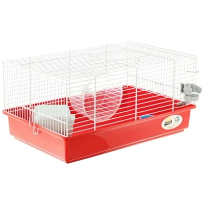 Imagen de Ferplast Jaula para Hámsteres Pequeños Roedores CRICETI 9, de Plástico, Accesorios incluidos