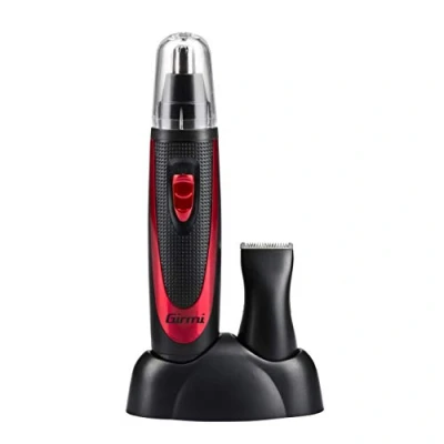 Imagen de GIRMI RC02 recortador para eliminar el vello facial no deseado, afinar con precisión cabello, bigote, las cejas y contorno de la barba. Cuchillas metal