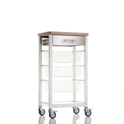 Imagen de DON HIERRO carrito de cocina, verdulero ONDA