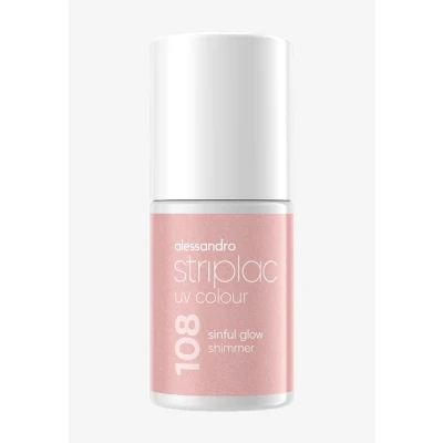 Imagen de alessandro Striplac UV Colour Esmalte de uñas, Talla: 6.5 ml, Sinful glow shimmer
