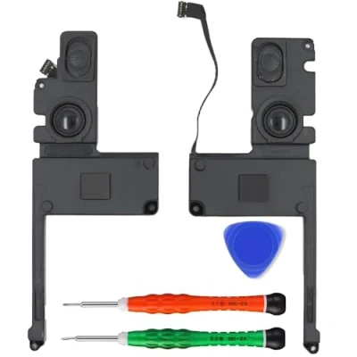 Imagen de MMOBIEL Juego de Altavoces Izquierdo y Derecho Repuesto Compatible con MacBook Pro Retina A1398 15 Pulgadas No. 609 0336 A 2012 2015