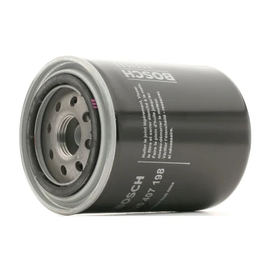 Imagen de BOSCH F 026 407 198 Filtro de aceite 1&quot; 12 UNF con válvula bloqueo retorno enroscable NISSAN: TERRANO 2, Patrol GR 5 SUV, 4 SUV