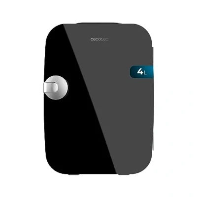 Imagen de Cecotec Mini Nevera Bolero MiniCooling 4L Río Black, Funcionamiento 12V 220V, Compatible coche y caravanas, Función enfriamiento calentamiento, Rango temperatura 5 65º, Transporte fácil