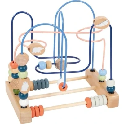 Imagen de small foot Laberinto de Cuentas Arctic Madera certificada FSC 100%, Juguete motriz a Partir 12 Meses, 12442, Multicolor, pequeño