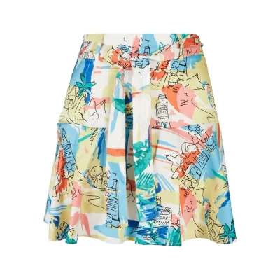 Imagen de Urban Classics AOP Minifalda, Mujer, Talla: Medium, Softyellowvacation