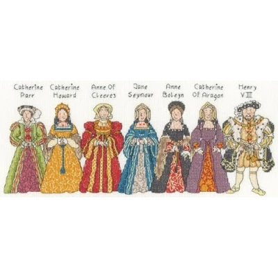 Imagen de Bothy Threads Kit de punto cruz contado The Tudor Roses