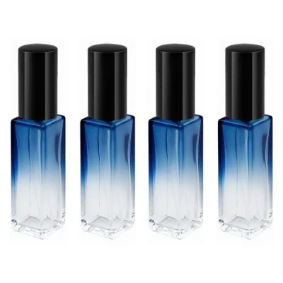 Imagen de Gebrazy atomizador de perfume, 4 unidades, perfume rellenable, pulverizador portátil 10 ml, vacío, para viajes