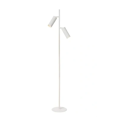 Imagen de Lucide Lámpara de pie Club, regulable, blanca, metal, 140 cm, GU10