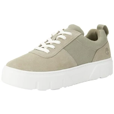 Imagen de Timberland Low Lace UP Sneaker, Zapatillas para Mujer, Lt TPE Suede, 41.5 EU Ancho
