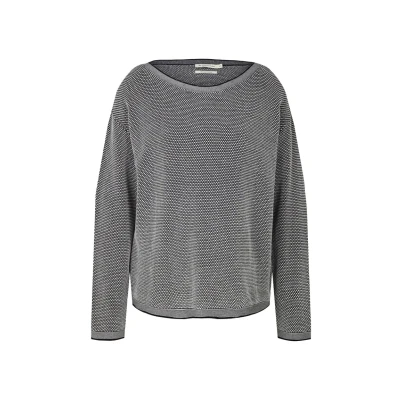 Imagen de TOM Tailor Structured Jersey de punto, Mujer, Talla: 34, Navy bubble structure