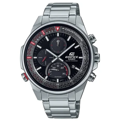 Imagen de Casio Reloj Cronógrafo para Hombres de Cuarzo con Correa en Acero Inoxidable EFS S590D 1AVUEF