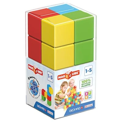 Imagen de Geomag MagiCube GM147 Bloques de construcción Juguete, Multicolor, 8 Pieza(s), Plaza, Monótono, Niño, Niño/niña