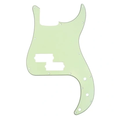 Imagen de Musiclily 13 Agujeros Precision Bass Pickguard Golpeador para Fender American/México Standard Bajo Estilo P, 3 capas Mint