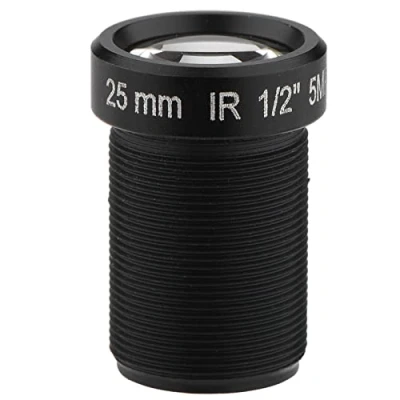 Imagen de Lazmin Lente Fija de cámara IP CCTV 25 mm 1/2 &quot;, Seguridad 5MP Reemplazo vigilancia