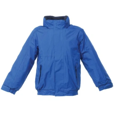 Imagen de Regatta Kids Dover Waterproof Fleece Lined Jacket With Safety Reflective Piping Jackets Insulated, Unisex niños, Navy/Navy, 5 6