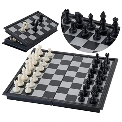Imagen de Engelhart 200712 Juego de ajedrez magnético para Viajes (24 cm x 24 cm)