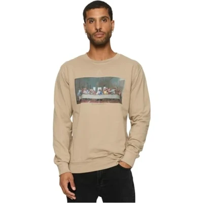 Imagen de Mister Tee CANT HANG WITH US Crewneck Sudadera, Hombre, Talla: Medium, Darksand