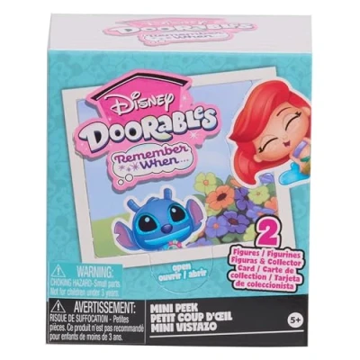 Imagen de Disney Doorables Minifiguras Remember When Lil’ Moments Mini Peek, 2 Sorpresa, Figuras coleccionables, Juguetes para niños a Partir de 5 años Just Play