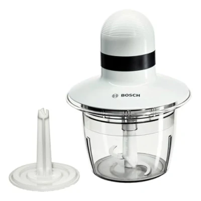 Imagen de Bosch MMR08A1 Picadora Universal, 400 W, 0.8 litros, 0 Decibelios, De plástico, Blanco