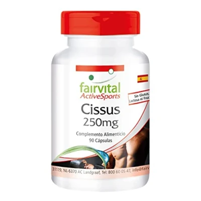Imagen de Cissus quadrangularis 250mg VEGANO Dosis elevada 90 Cápsulas Calidad Alemana
