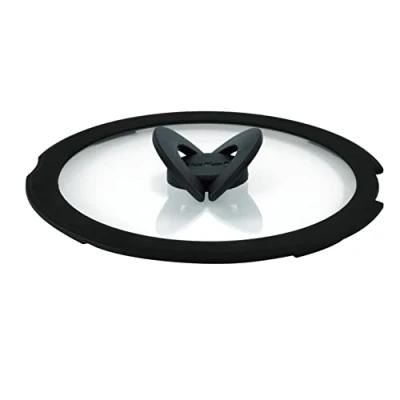 Imagen de Tefal Ingenio Tapa de cristal 18 cm, almacenamiento ahorro espacio, mango plegable, cocción más rápida, compatible con Ingenio, lavavajillas, alto rendimiento