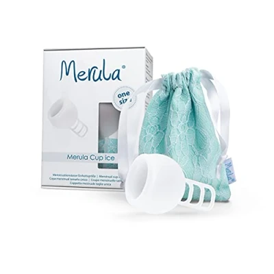 Imagen de Merula Cup ice (transparent) Tamaño único copa menstrual de silicona grado médico