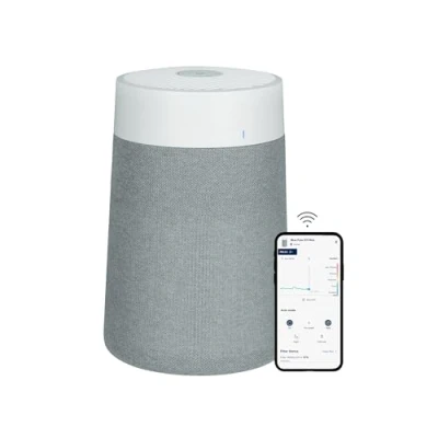 Imagen de Blueairm Purificadores de Aire para Habitaciones Pequeñas, Dormitorio, Hogar, Limpia 86 m2 en una hora, HEPASilent Mascotas, Alérgenos, Virus, Polvo, Moho, Humo, Blue Pure 511i Max
