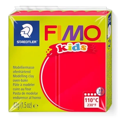 Imagen de STAEDTLER Fimo 8030 2 Pasta de modelar, color rojo