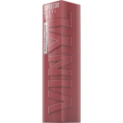 Imagen de Maybelline New York Superstay Vinyl Ink, Pintalabios Efecto Vinilo, Vinilo Fijo, Larga Duración, Tono 40 Witty