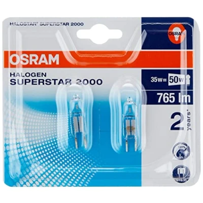 Imagen de OSRAM BLI2 Bombilla, GY6.35, 35 watts, Trasparente, 2 Unidades