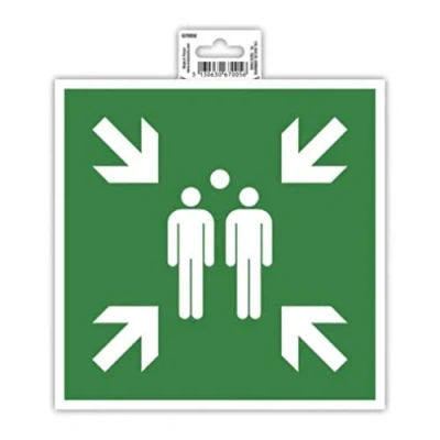 Imagen de Exacompta Ref 67005E Señal autoadhesiva de Señalización empresa punto montaje 20 cm tamaño esencial para empresas, negocios y necesidades comerciales