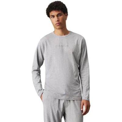 Imagen de Calvin Klein Underwear LOGO Camiseta de pijama, Hombre, Talla: Large, Grey