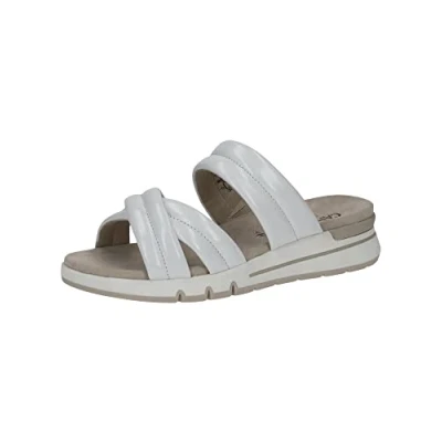Imagen de CAPRICE 9 27251 20, Sandalias planas Mujer, Blanco (White Rose), 40 EU Ancho
