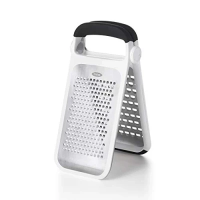 Imagen de OXO Good Grips Rallador de cocina profesional doble acero inoxidable, ideal para rallar cítricos