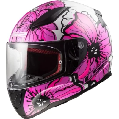 Imagen de LS2, Casco Integral de Moto Rapid, Poppies, S