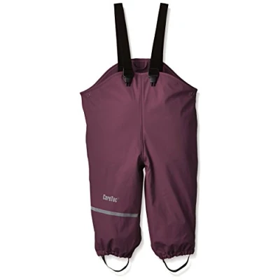 Imagen de CareTec Baby and Kids Waterproof Trousers, Fleece Lined Pantalones de Barro Impermeables y a Prueba Viento, Púrpura (Grape Wine 657), 104