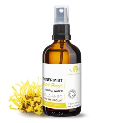 Imagen de Limpiador Facial Witch Hazel 250 ml Agua de Hamamelis Pura Tónico Astringente Purificante Piel Grasa, Mixta y Sensible (Efecto Calmante) Cosmética Casera.